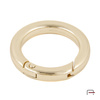 Metal Ring Carabiner 25 mm gold 3711450