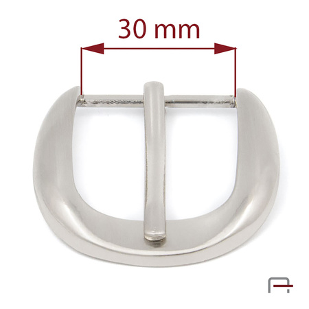Women's Buckle 30 mm satin nickel 1508411