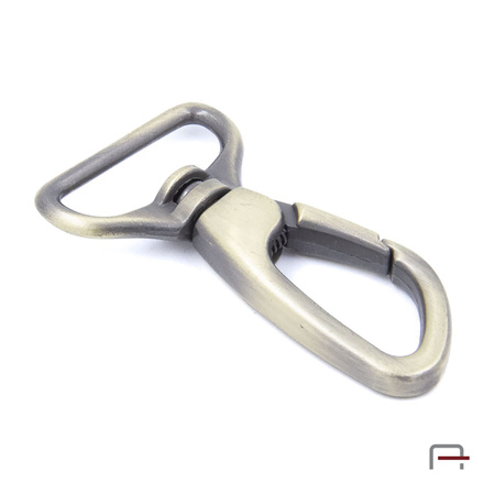 Snap Hook 26 mm satin old brass 3235721