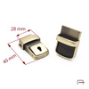 Briedcase Lock, Tuck Lock Satin Old Brass 3104421