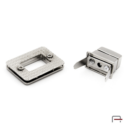 Bag Clasp Turn Lock Nickel 3104112