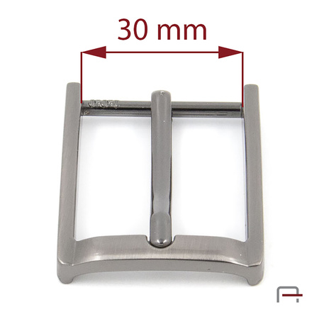 Men's Buckle 30 mm satin gun 2107491