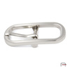 Women's buckle 15 mm satin nickel 1201611