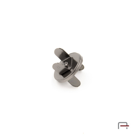 Zapięcie magnetyczne płaskie 18 mm czarne 44002900