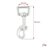 Snap Hook 20 mm nickel 3222710