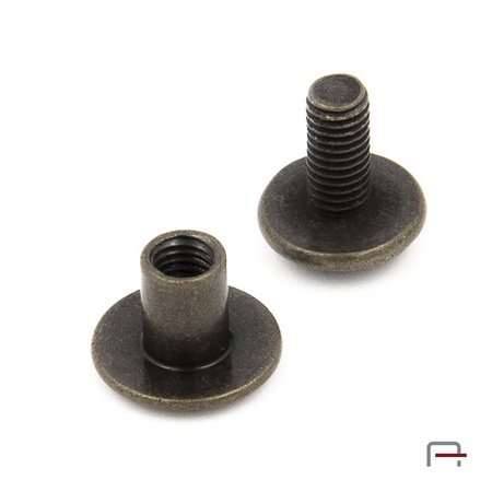 Screw 5 mm old brass 52005200