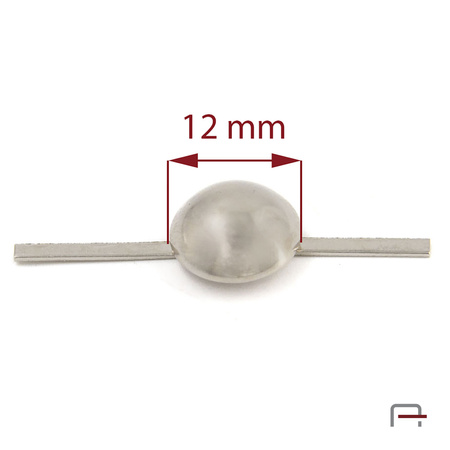 Pukiel sferyczny 12 mm nikiel 51011100