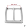 Men's Buckle 40 mm old nickel 2310032