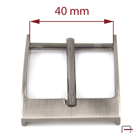 Klamra męska 40 mm czarny satynowany 2302791