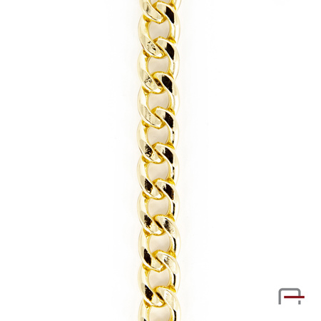 Steel chain 16x12x4 mm gold 4113653