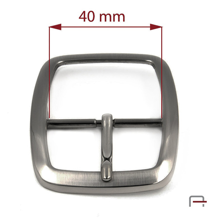 Klamra damska 40 mm czarny satynowany 1604290