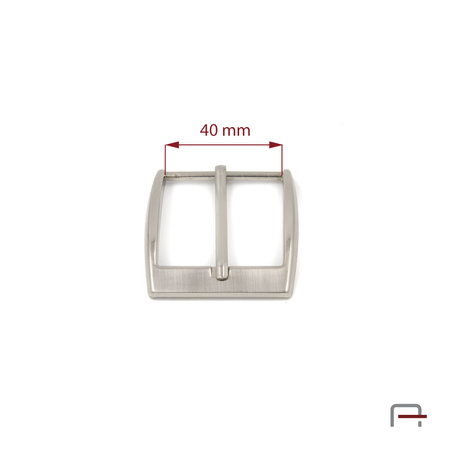 Men's Buckle 40 mm satin nickel 2307311