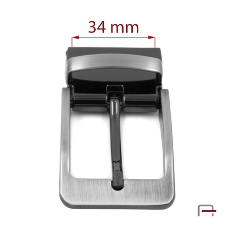 Swivel Belt Buckle 35 mm Satin Black Nickel 2675391