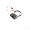 KEY RING ELEMENT black nickel 4500990