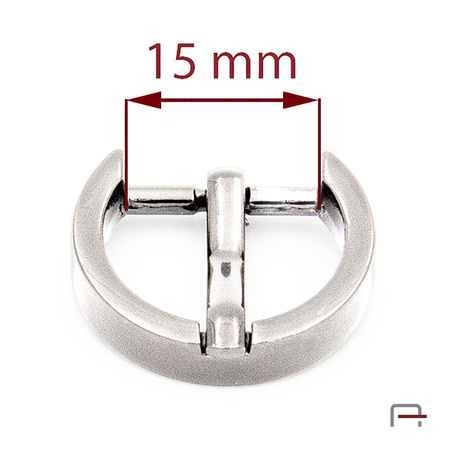 Klamra damska 15 mm nickel 1200812