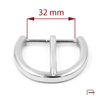 Klamra damska 32 mm nikiel 1506512
