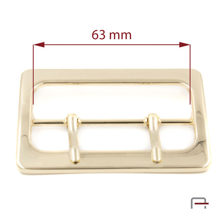 Women's buckle 63 mm gold 1860053