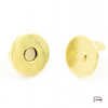 Zapięcie magnetyczne płaskie 14 mm złoto 44003530