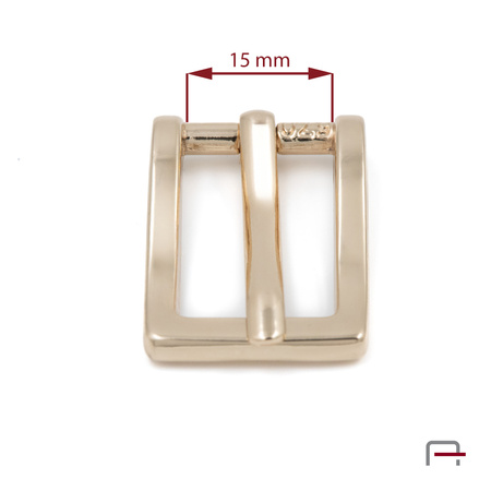 Women's Buckle 15 mm gold 1200551