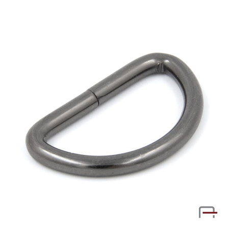 D-ring 32 mm, wire 4 mm black nickel 35025900