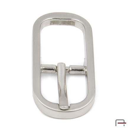 Women's buckle 15 mm satin nickel 1201611