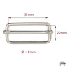 Slide Buckle 51 mm, wire 4 mm 35108100