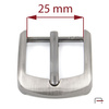 Buckle 25 mm satin gun 1405191