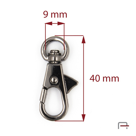 Snap Hook 9 mm 3237190