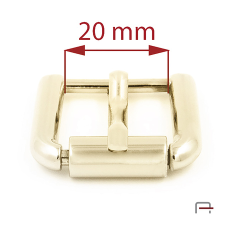 Women's buckle 20 mm gold 1303651