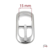 Klamra damska 15 mm nikiel 1204910