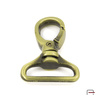 Snap Hook 25 mm satin old brass 3223321