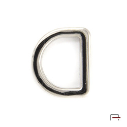 D-ring 10 mm nickel 3604012