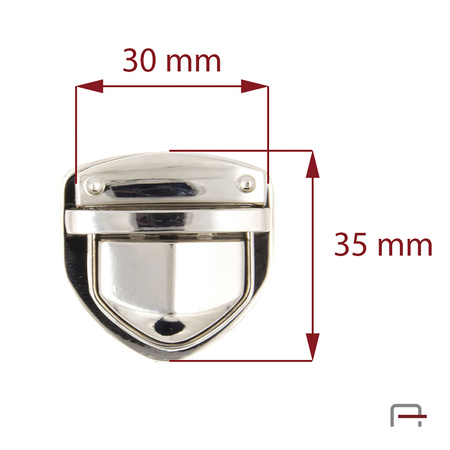 Tuck Lock Nickel 3106712