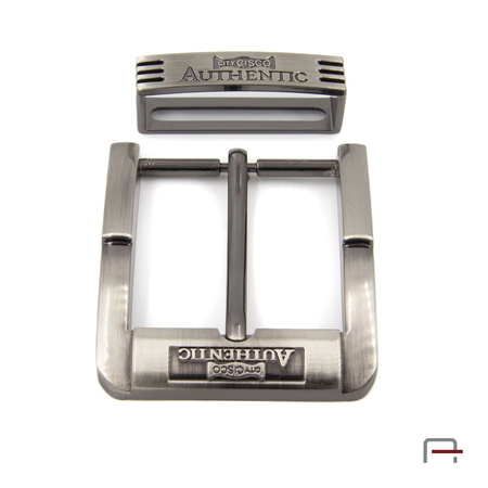 Klamra+ szlufka 40 mm czarny satynowany 2400891