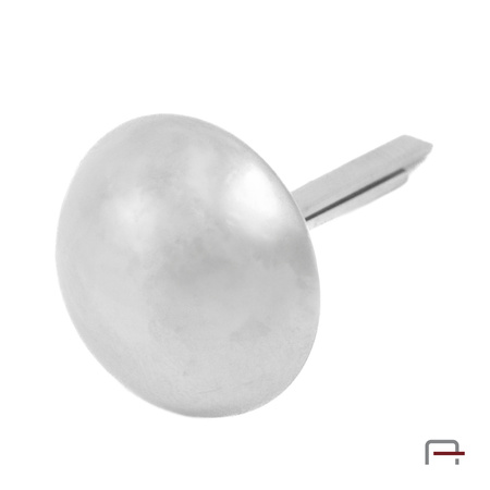 Metal ornament with fins 18 mm nickel 51014100