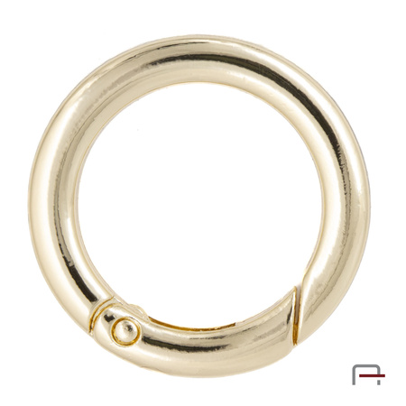 Metal Ring Carabiner 25 mm gold 3711450