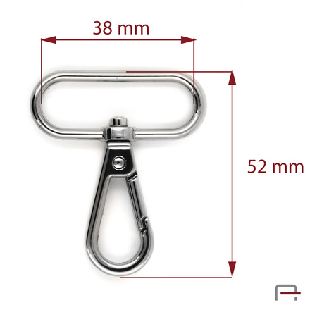 Snap Hook 38 mm 3235510