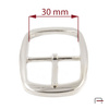 Women's buckle 30 mm nickel 1500112