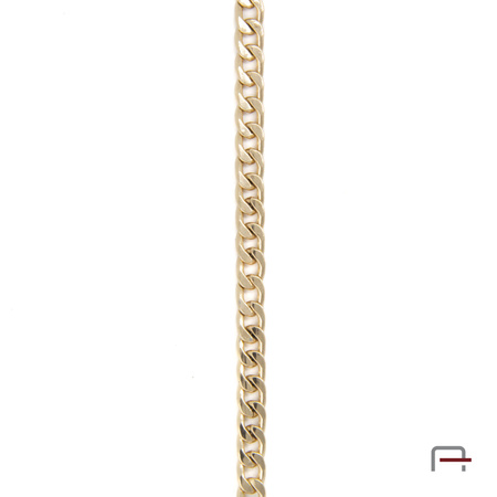 Steel chain 8x5x1,3 mm gold 4100850