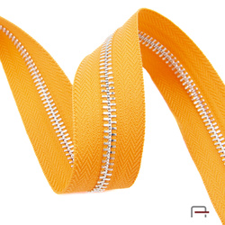 Zipper Tape #5 Orange - nickel Y-teeth 4710710/849