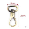 Snap Hook 19 mm satin old brass 3233821