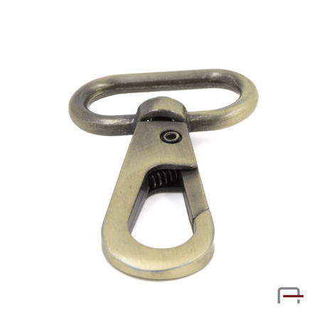 Snap Hook 25 mm satin old brass 3238321