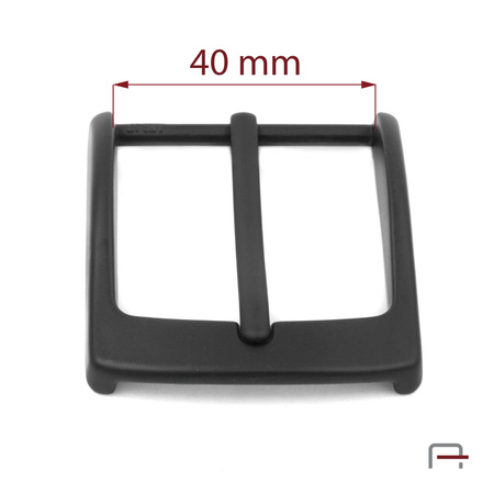 Men's Buckle 40 mm black matt 2307745