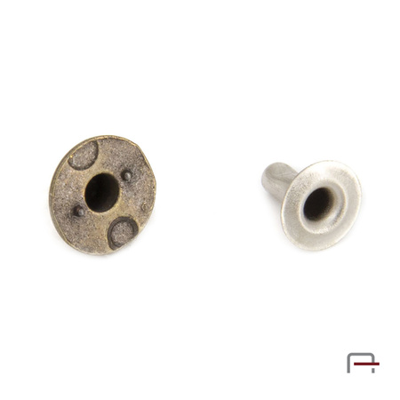 Ćwiek 10 mm stare złoto 87020