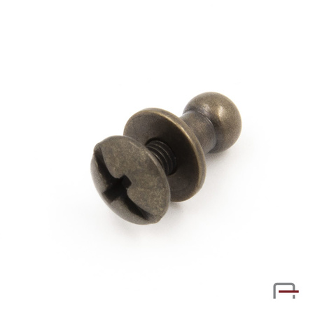 Button Studs 5 mm old brass 52101200