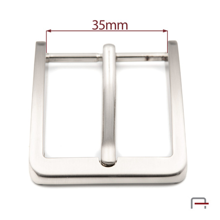 Men's Buckle 35 mm satin nickel 2210011