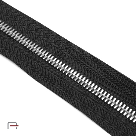 ZIPPER TAPE #5 Black -Silver CORN 4710610