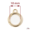 Metal Ring Carabiner with handle gold 3708453