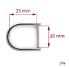 D-ring 20mm nickel 3606010