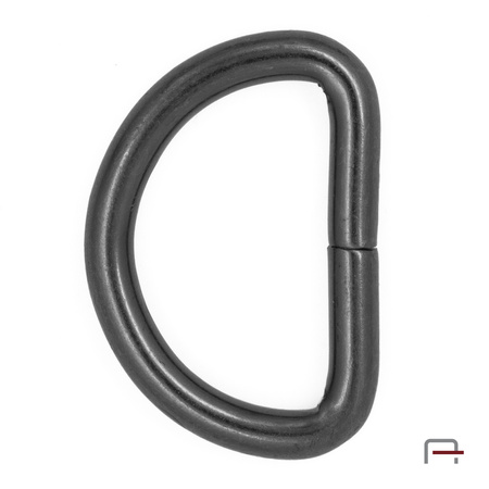 Półkółko 26 mm, drut 4 mm czarne 35023900